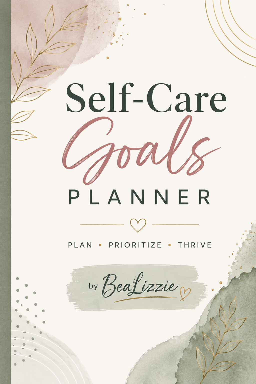PDF Digital 2026 Self-Care Goals Planner Notebooks/Pad/Writing/Diary/Planner/Logbook/Periodical/Book/Paper/Memoir/Register/Chronicle/Daybook