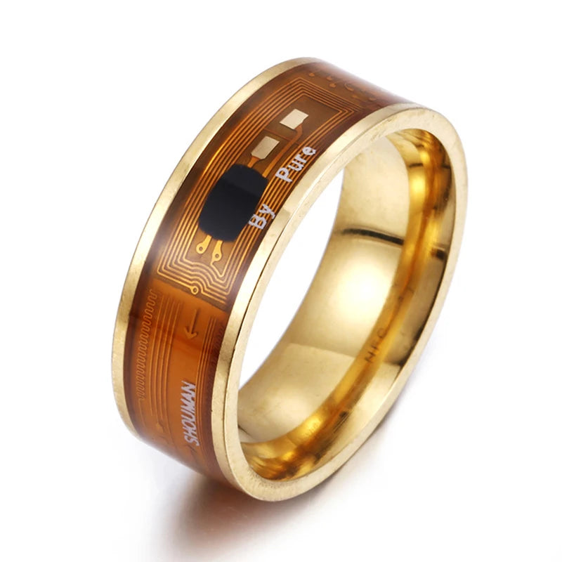 Smart Ring Portable Compact Wearing Id Recognition Device Multifunctional Women Men Smart Ring Pay Ring Payment Ring
