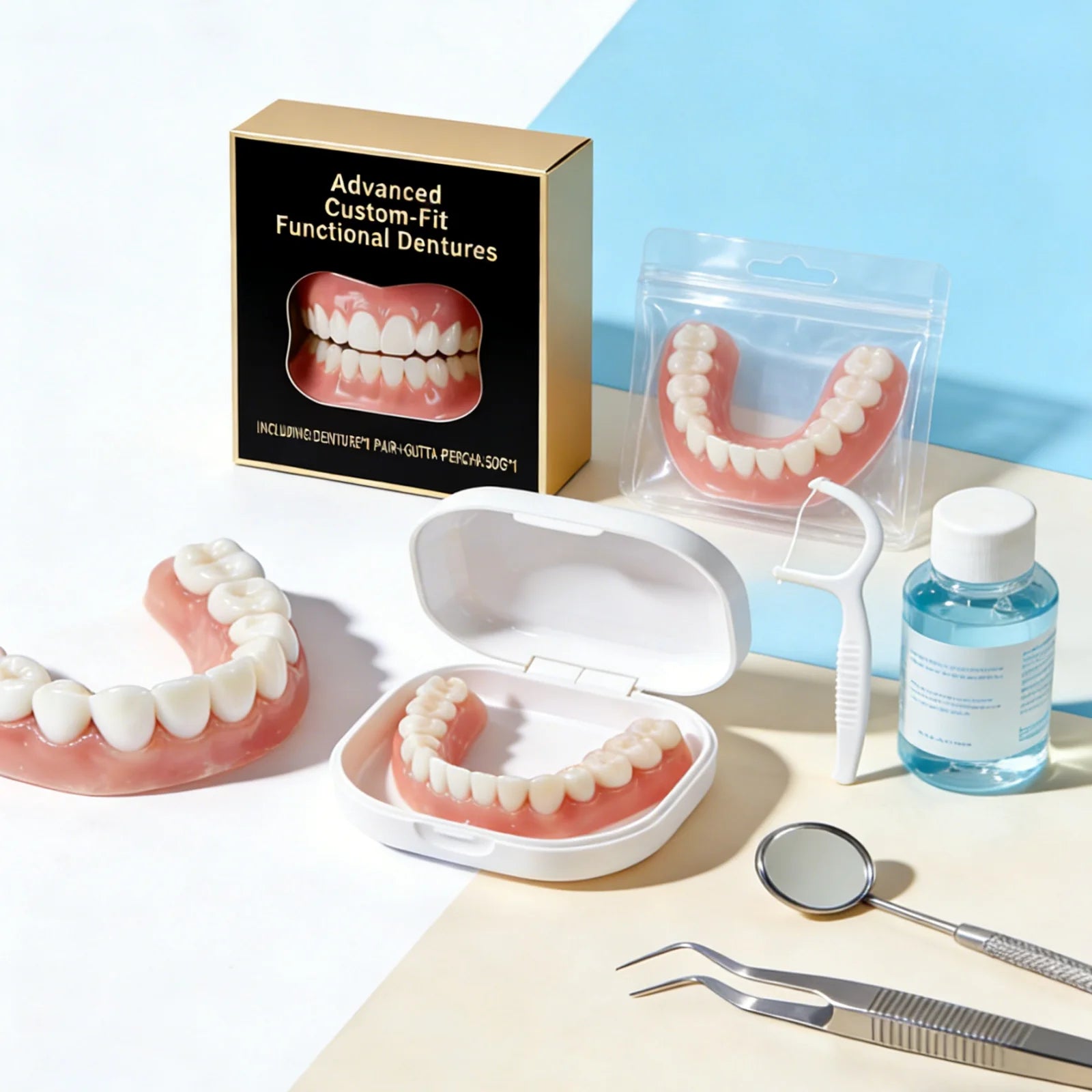 Decorative Snap On Teeth Veneers Real Looking Temporary Beauty Teeth Covers Cosmetic Accessory For Daily Makeup Party Photo Prop