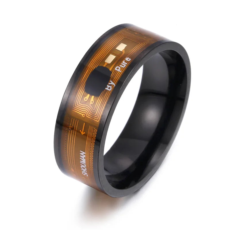 Smart Ring Portable Compact Wearing Id Recognition Device Multifunctional Women Men Smart Ring Pay Ring Payment Ring