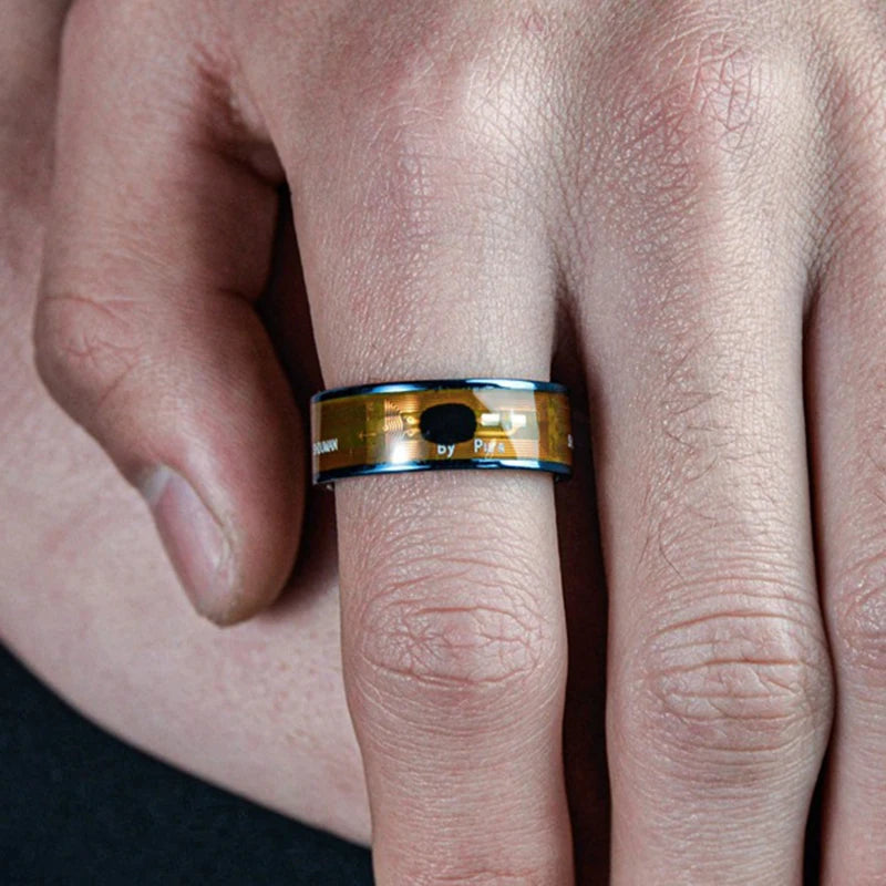 Smart Ring Portable Compact Wearing Id Recognition Device Multifunctional Women Men Smart Ring Pay Ring Payment Ring