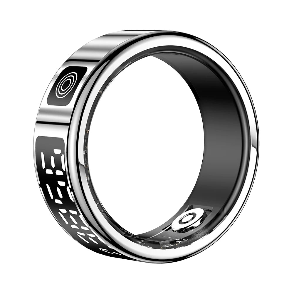 New Smart Ring Heart Rate Health Monitor 5ATM Waterproof Multi Sport Modes Blood Oxygen Tracker For Android IOS Phone
