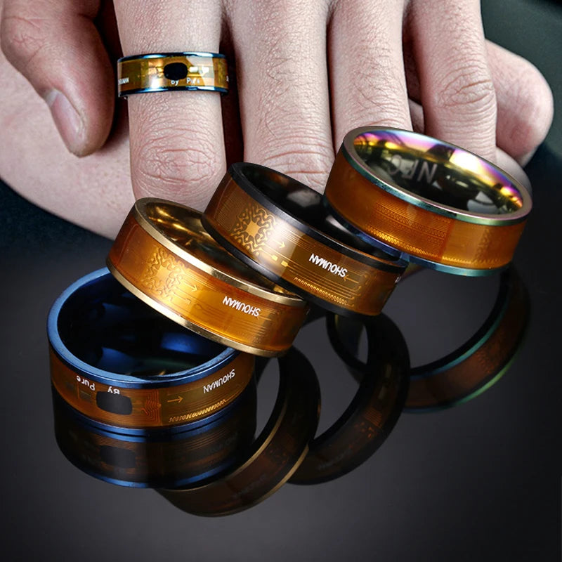 Smart Ring Portable Compact Wearing Id Recognition Device Multifunctional Women Men Smart Ring Pay Ring Payment Ring