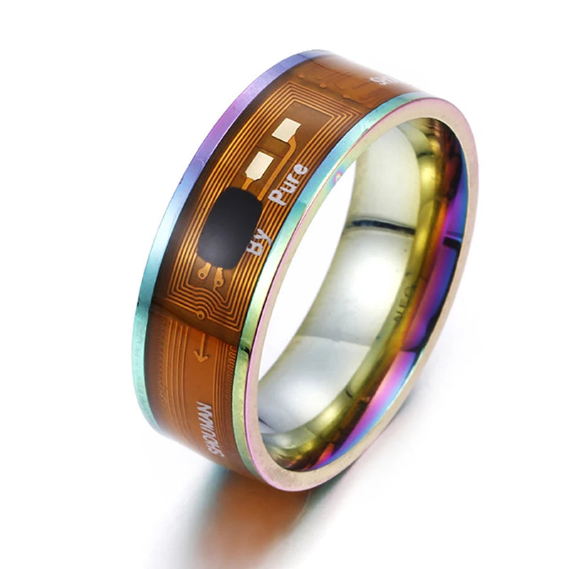 Smart Ring Portable Compact Wearing Id Recognition Device Multifunctional Women Men Smart Ring Pay Ring Payment Ring