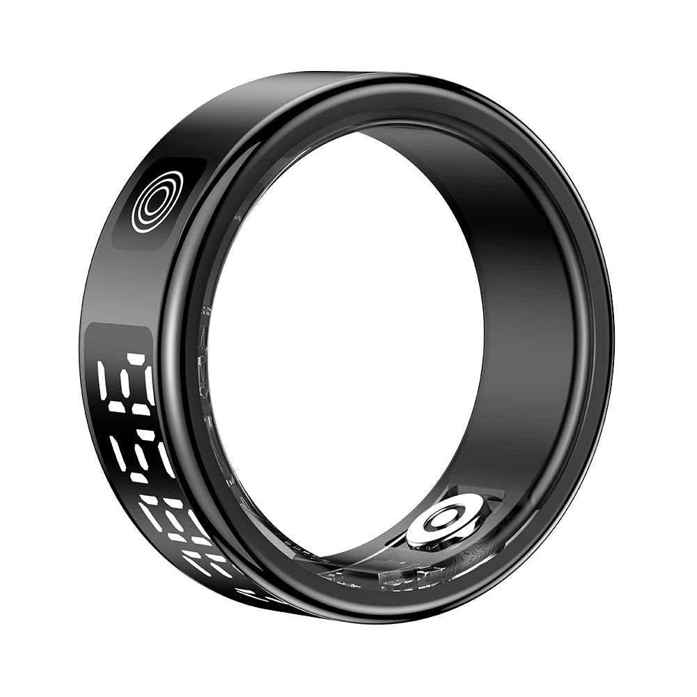 New Smart Ring Heart Rate Health Monitor 5ATM Waterproof Multi Sport Modes Blood Oxygen Tracker For Android IOS Phone