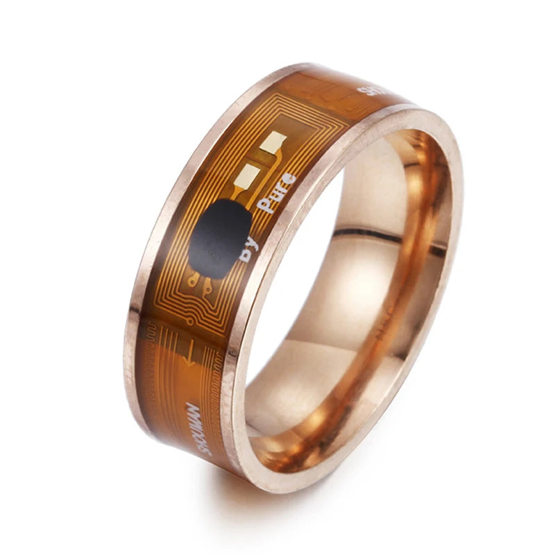 Smart Ring Portable Compact Wearing Id Recognition Device Multifunctional Women Men Smart Ring Pay Ring Payment Ring