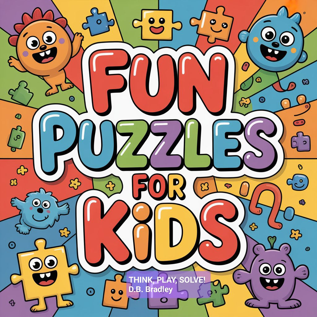 PDF Digital 2026 Fun Puzzles for Kids: Think, Play Solve!  Picture/Storybook/Doodle/Color/Album/Pad/Printable/Sheets/Manual/Book