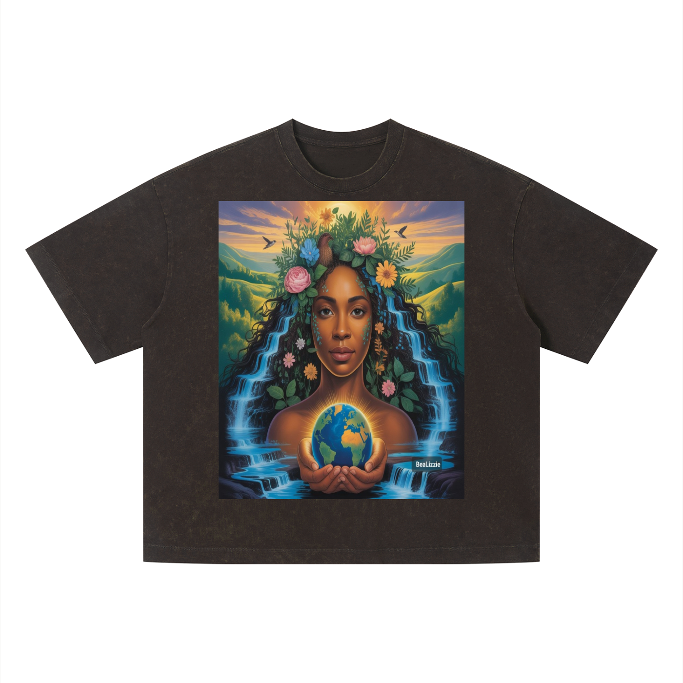 Unisex Vintage Washed Boxy T-Shirt