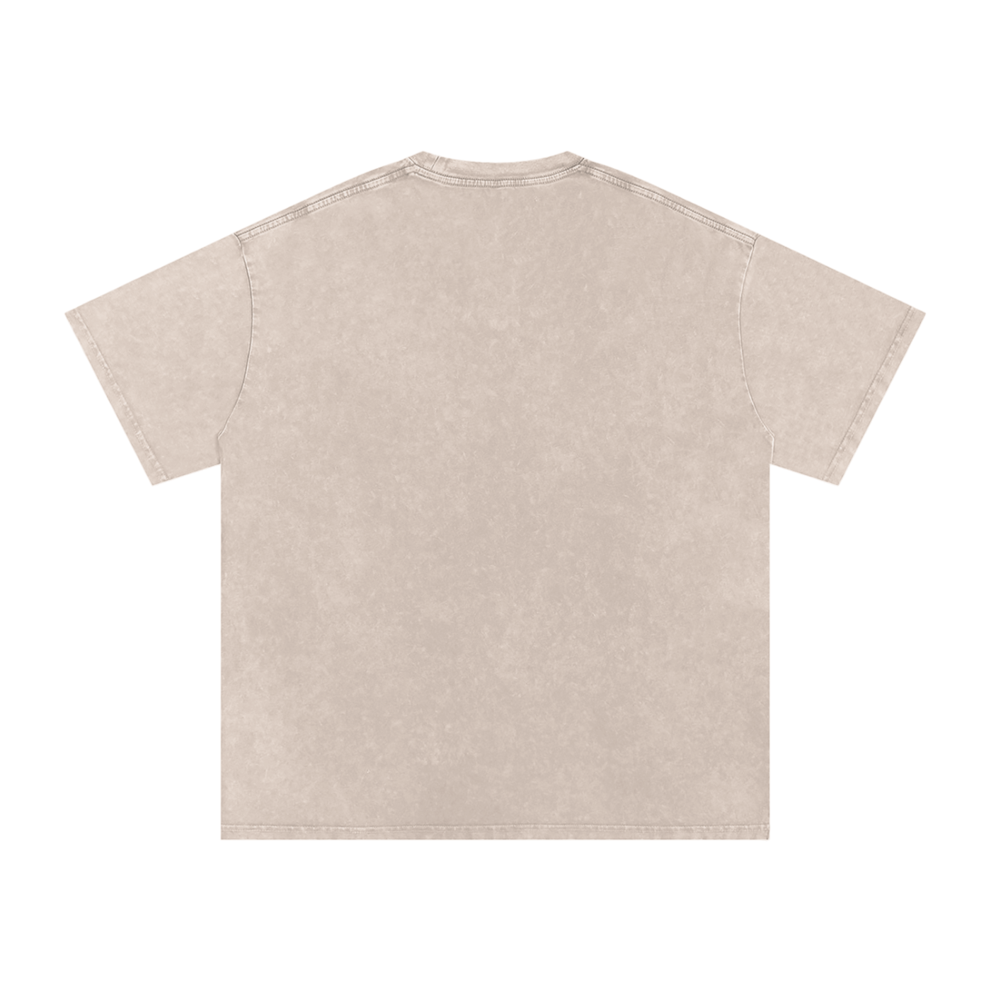T-shirt oversize en coton délavé à la neige