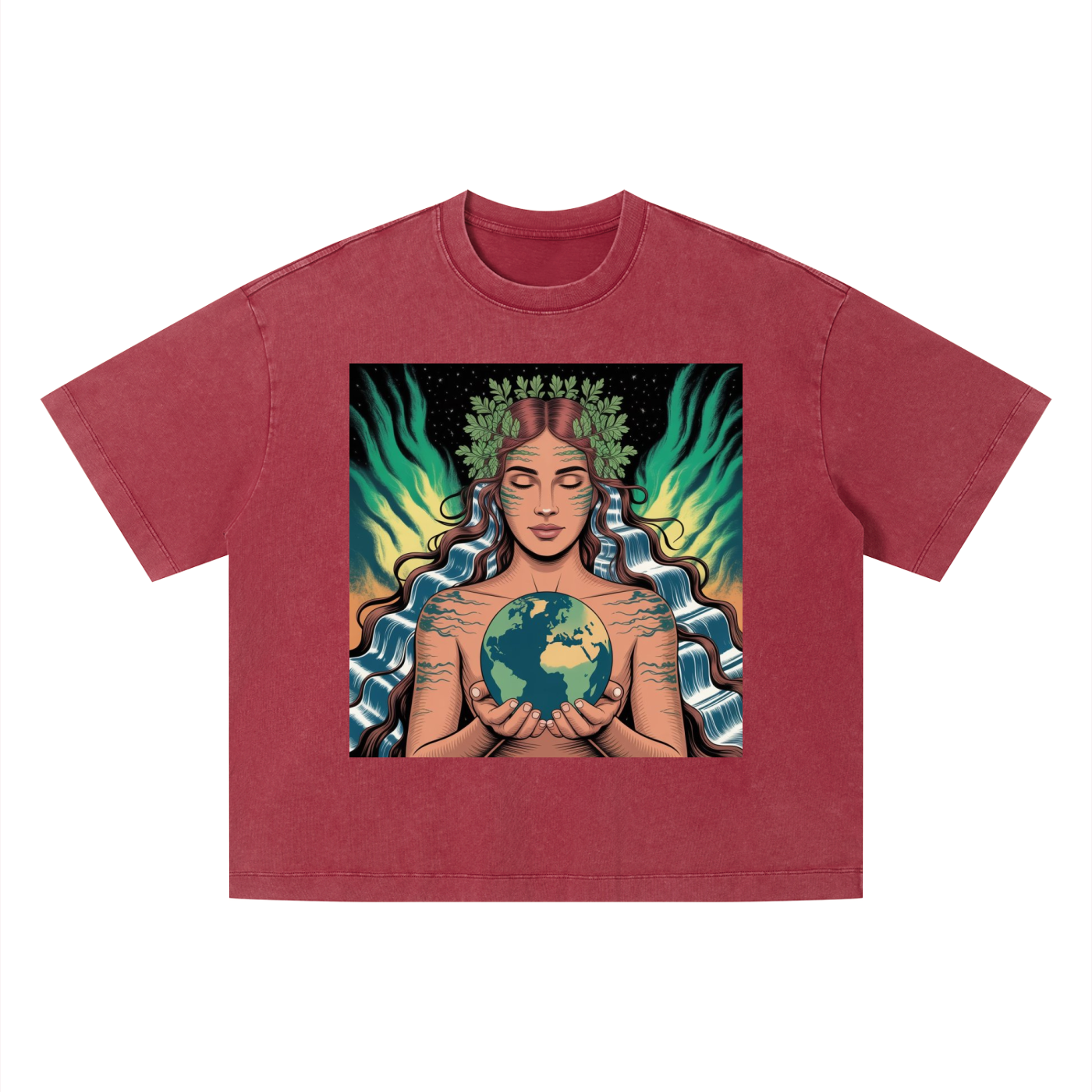 Unisex Vintage Wash Boxy T-Shirt