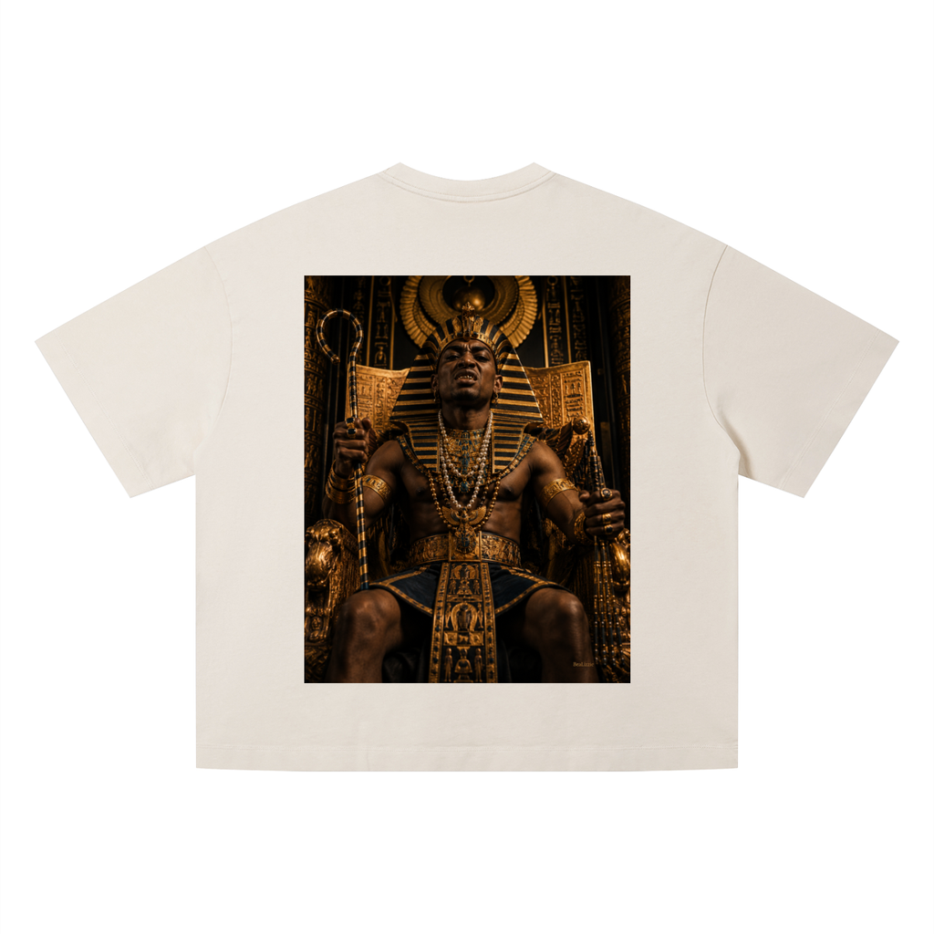 T-shirt unisexe ample délavé vintage