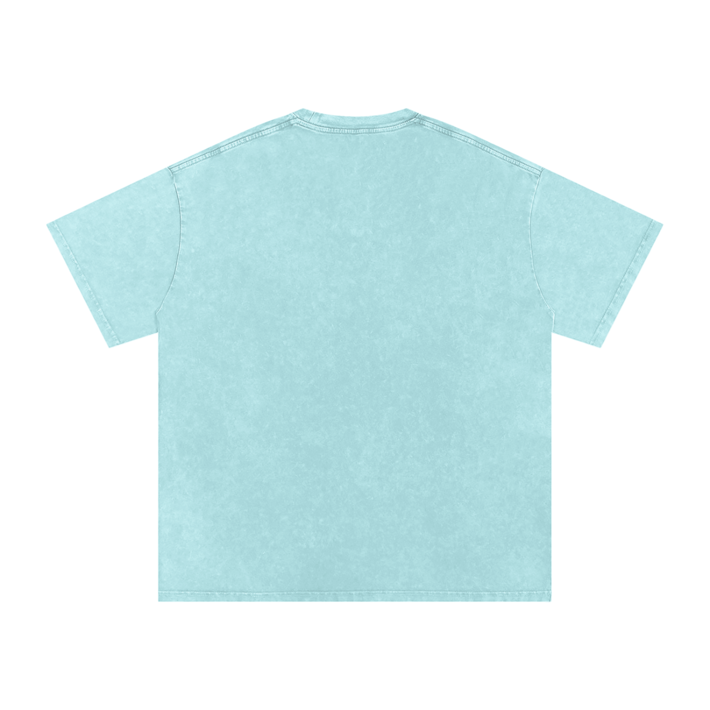 T-shirt oversize en coton délavé à la neige