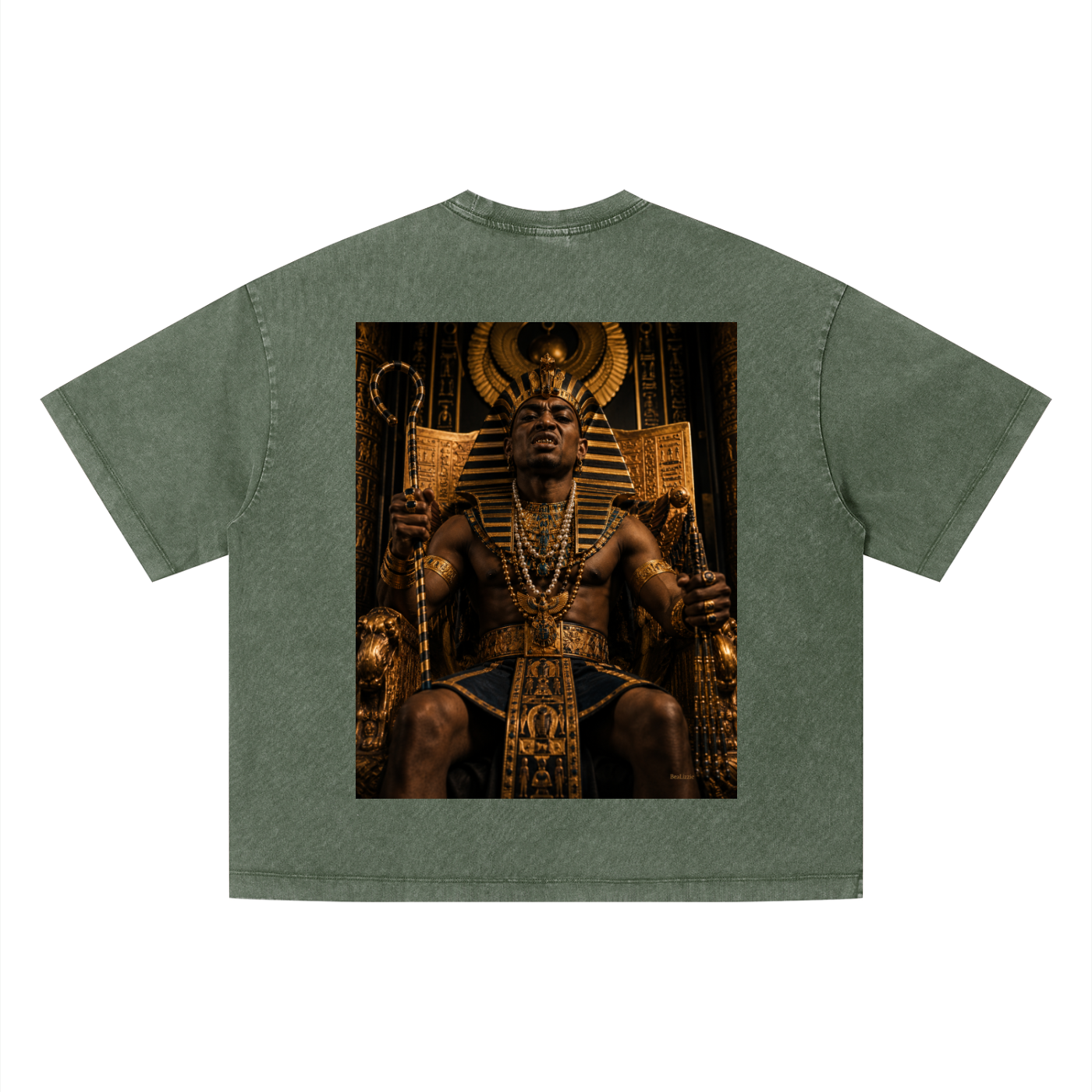 T-shirt unisexe ample délavé vintage