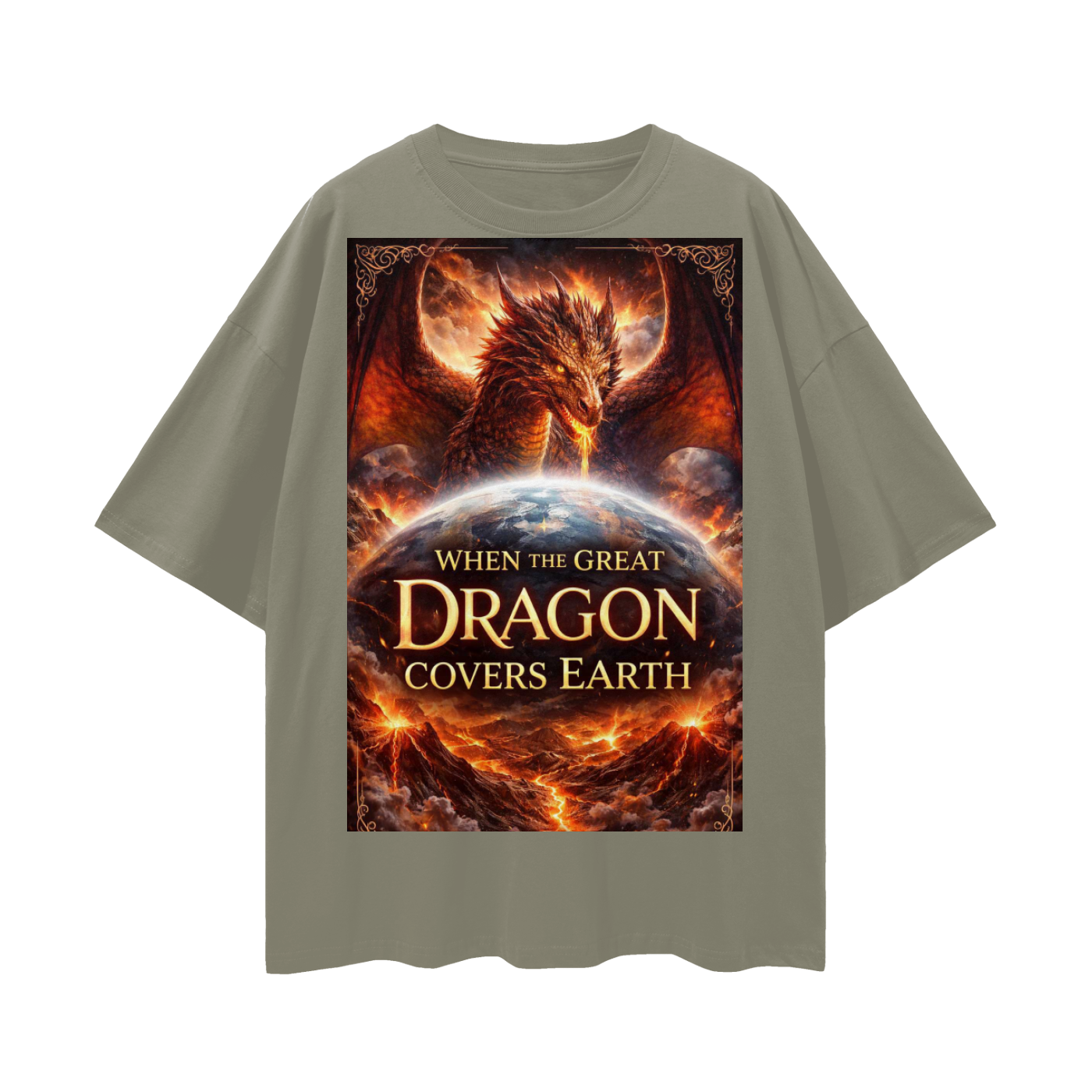 Streetwear Loose Drop Shoulder T-Shirt