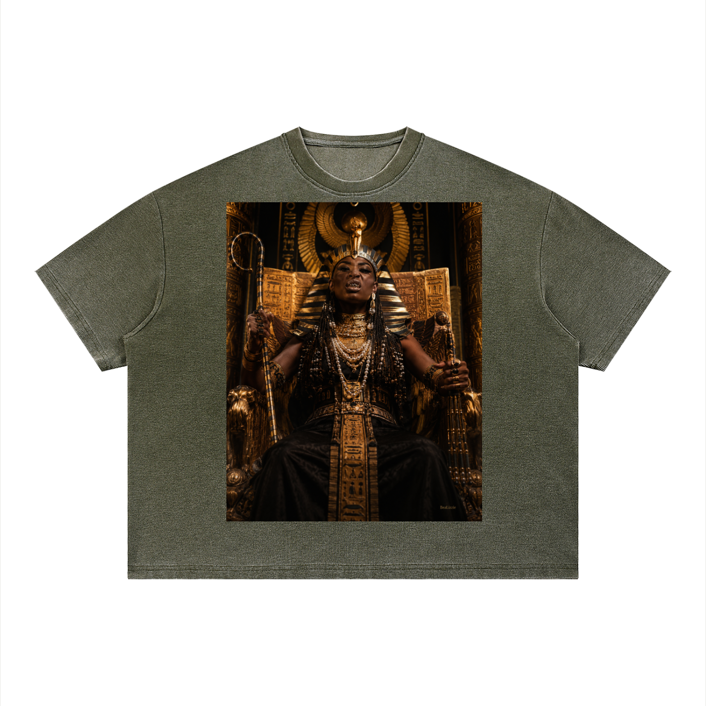 Unisex Vintage Wash Sunfade Boxy Waffle T-Shirt