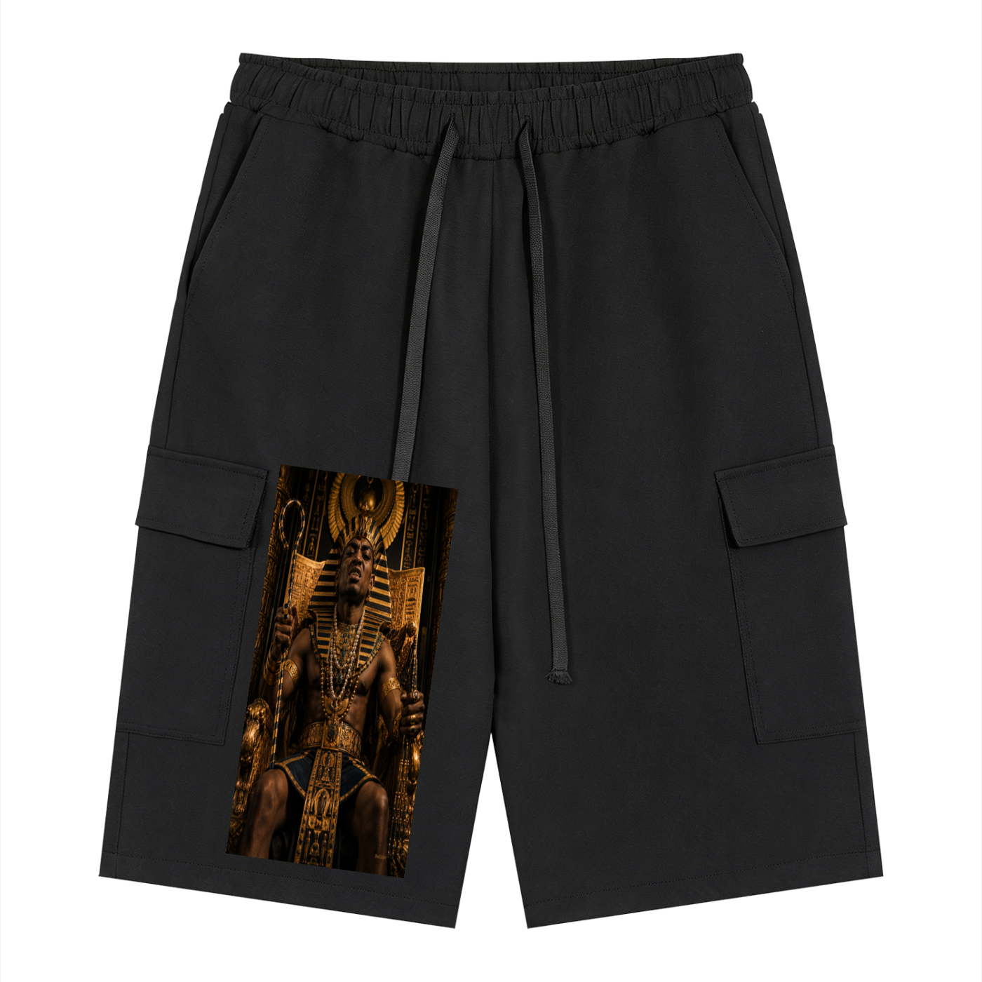 Unisex Drawstring Cargo Shorts