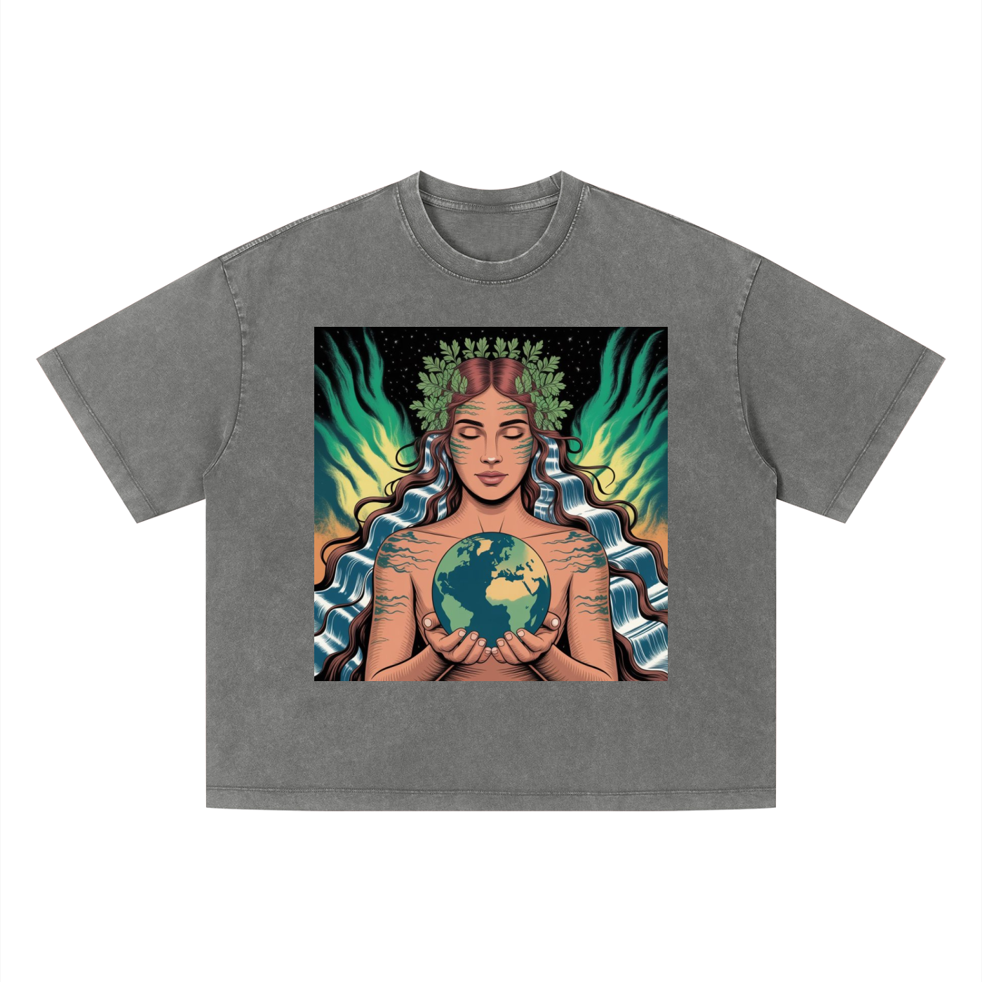 Unisex Vintage Wash Boxy T-Shirt