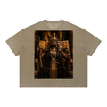 Unisex Vintage Wash Sunfade Boxy Waffle T-Shirt
